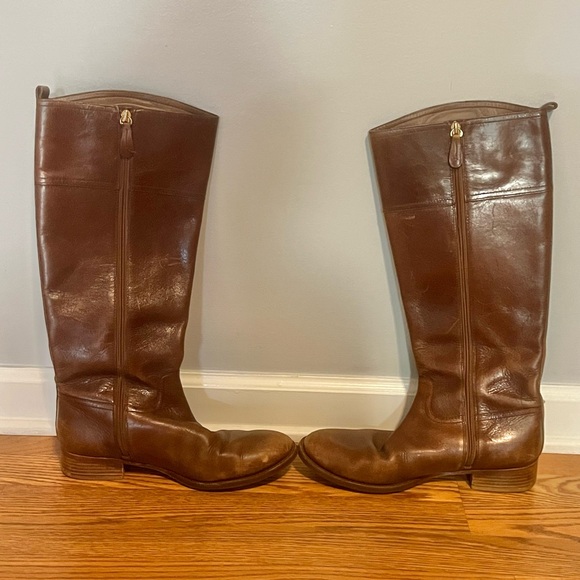 Tory Burch Leather Riding Boots - Size 10.5. (Fit more like a 10 in my opinion!) - Picture 7 of 7
